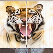Tiger Rustikale Gardine Junge