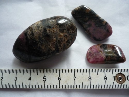 Rhodonit trommelsteine 1x2 - 3,