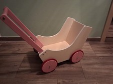 HABA Puppenwagen Herzkissen Weiß Rosa