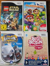 Nintendo Wii Spiele – Lego Star Wars, Rabbids 2, Playground, Big Brain Academy