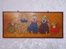 Antikes Holzbild Schild -