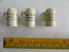 3 x Mini Bierkrug Felix