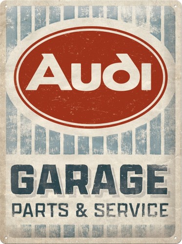 Audi garage blechschild 30 - audi,