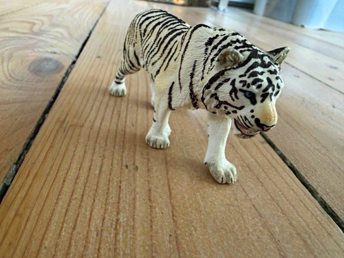 Weißer tiger figur wildtier - figur,