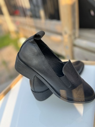 Shellys london black - black, leather
