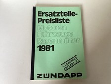 Zündapp ersatzteil preisliste - zündapp, ersatzteil-preisliste