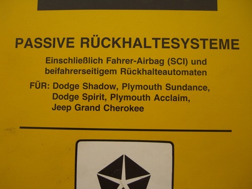 Werkstatthandbuch dodge - werkstatthandbuch,