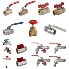 Kugelhahn Wasserhahn Absperrhahn Auslaufventil Mini KFE Hahn Muffenschieber