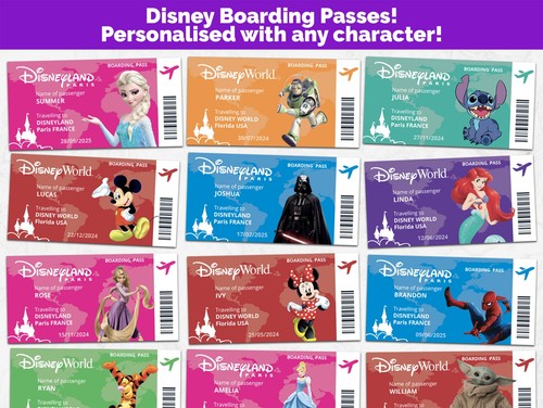 Disney bordkarte - disney,