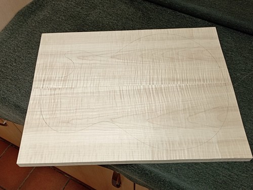 Flamed maple topset - flamed,