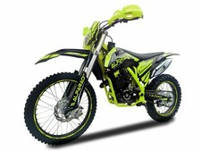 250ccm Dirtbike Vollsross Enduro Pitbike Crossbike Cross 26PS 21/18 Zoll Grün
