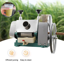 Manuelle Kommerzielle Zuckerrohr-Entsafter Edelstahl Zuckerrohrpresse Silber