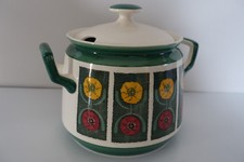 Terrine Schüssel mit Deckel groß Villeroy und Boch V&B Flora Mettlach 50er 60er 