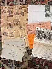 Beate Uhse Bestellzettel Umschläge Werbung Konvolut 1960 er Jahre