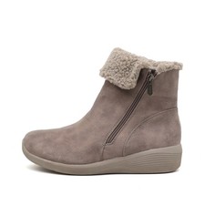 Skechers Damen SN 167250 Boots Taupe Textil Knöchelhoch Foam Stiefelette EU 38.5