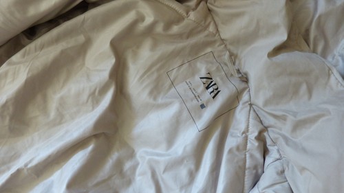 Zara steppjacke creme beige - zara,