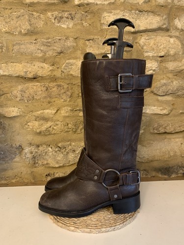 Zara damen cowboystiefel - cowboystiefel, braun