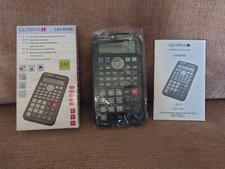 Boxed Olympia LCD 8510S 240 Funktion wissenschaftlicher Taschenrechner + Anleitung #72974