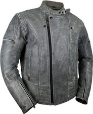 Retro Motorrad Lederjacke