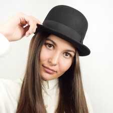 Melone Hut - Bowler Filzhut