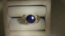 Ring 925 Lapis Lazuli Heart