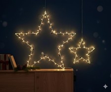 Weltbild LED Hängedeko Sternenzauber 2er Set Weihnachtsdeko Beleuchtung ✅