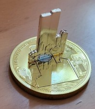 Gold silber 3d - silber, münze
