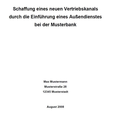 Projektarbeit betriebswirt - projektarbeit,