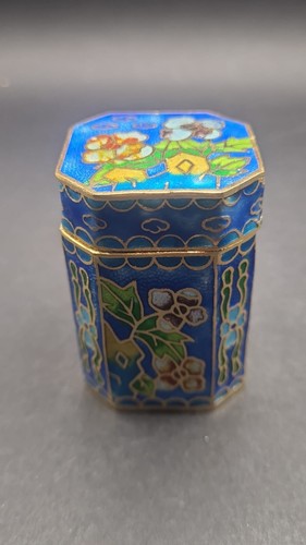 Emaille cloisonne schmuckdose - emaille,