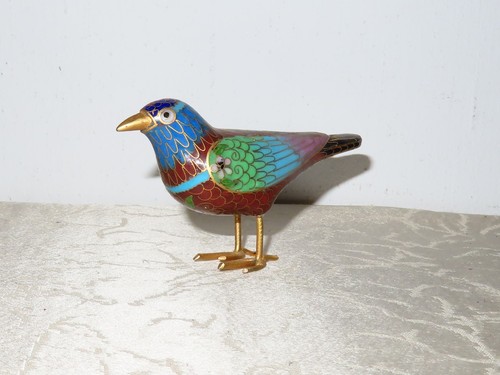 Vintage cloisonné vogel - vintage, vogel!