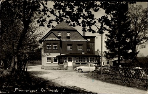 Grünheide auerbach im - ak,