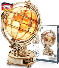 3D Puzzle Globus Holzmodell