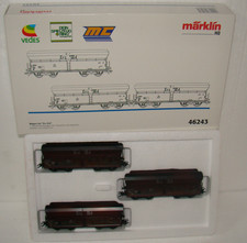 Märklin 46243 Güterwagen-Set 3x Selbstenladewagen "Erz III d" (gealtert) in OVP!