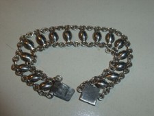 900er Silber Designerarmband, Kaffeebohnen mit Ersatz Silberband 39,7 gr.