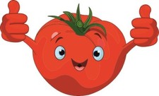 Aufkleber lustige tomate - aufkleber,