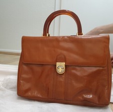 Vintage Plinio Visona Tasche aus Leder Top Zustand