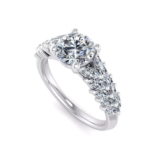 Diamant verlobungsring - diamant-verlobungsring, 18