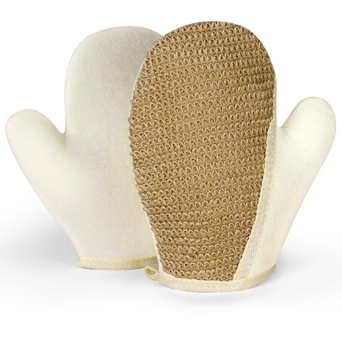 Sisal duschhandschuh set - sisal,
