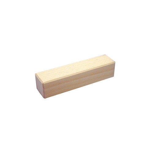 Bauklotz riegel natur - -,