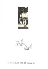 Autogrammkarte Fußballer