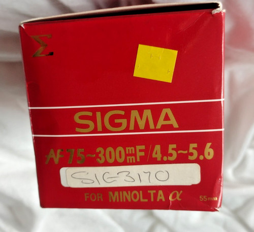 Sigma zoom 300mm - sigma, af