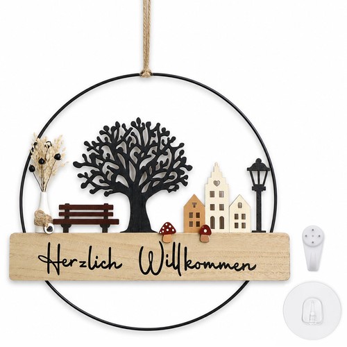 Willkommensschild haustür - willkommensschild,