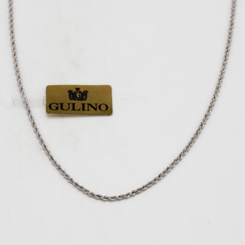 Halskette aus weißgold - aus,