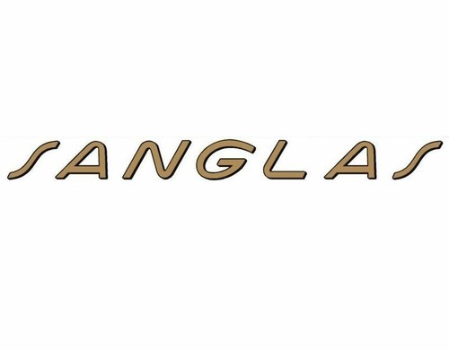Sanglas aufkleber hintere - sanglas,