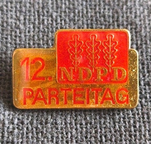 Abzeichen ddr parteitag - 12.,