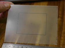 LINHOF geschliffenes Glas 5x4"