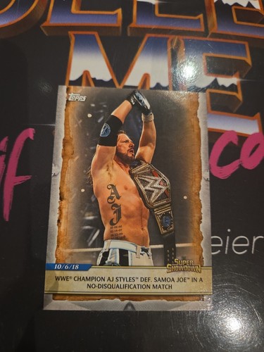 Topps wwf wwe styles super - styles,