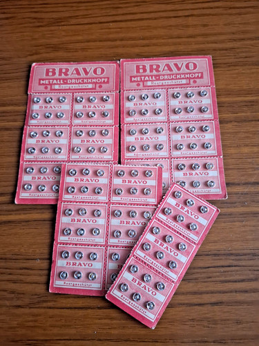 Bravo metall druckknöpfe - bravo, metall-