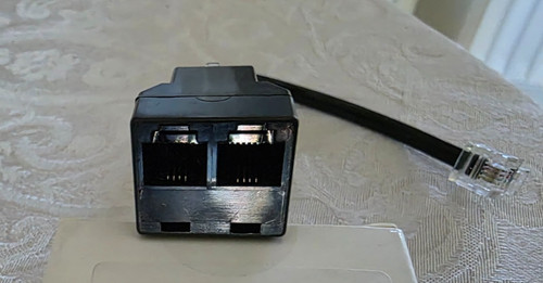 Stecker auf 2xrj 11 - auf,