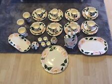 Villeroy Boch Wildrose Kaffeeservice für 8 Personen  Neuwertig Unbenu Sehr Gut